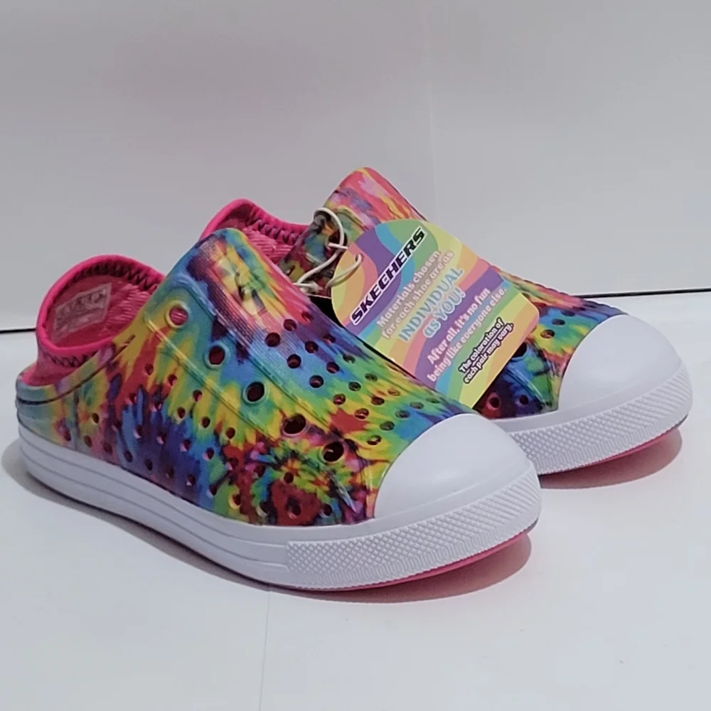 Skechers Foamies Guzman Steps Aqua‎ Surge Tie-Dye Water Shoes Kids